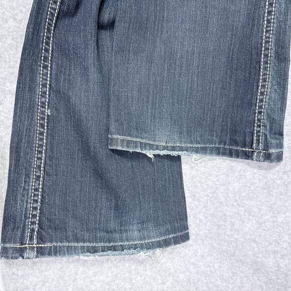 BKE Denim Culture Jeans Womens Sz 28x30 Distressed Stretch Boot Cut Med Wash - Picture 13 of 13